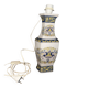 Vintage lamp base by Kelline in polychrome Chinese porcelain.