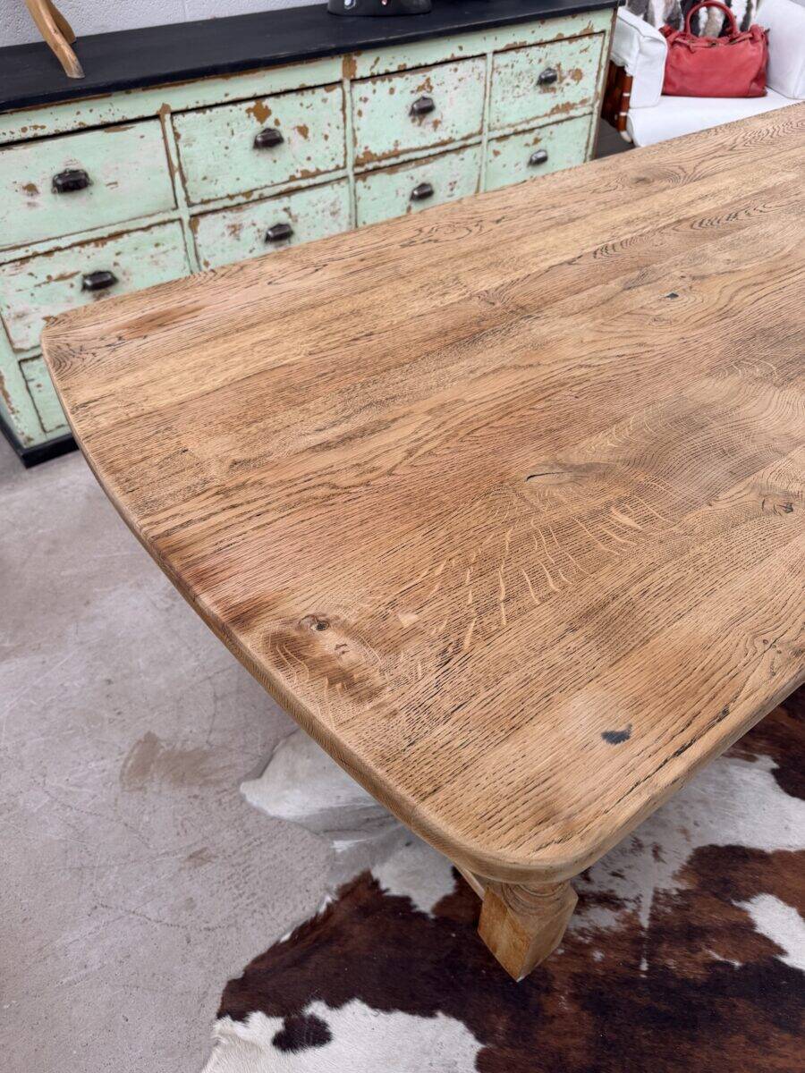 1960s oak farmhouse table