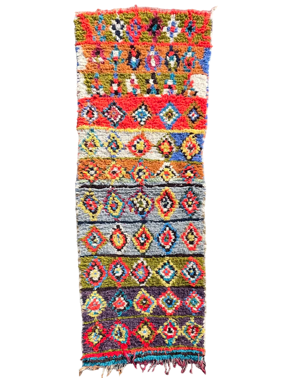 African rug berbere butcheruite vintage, 230x80 cm