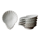 6 vintage ceramic bowls in the shape of a shell - Del Vivo Firenze Italy 1970s