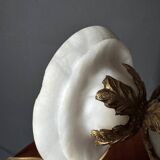 Alabaster column lamp from the 1960s