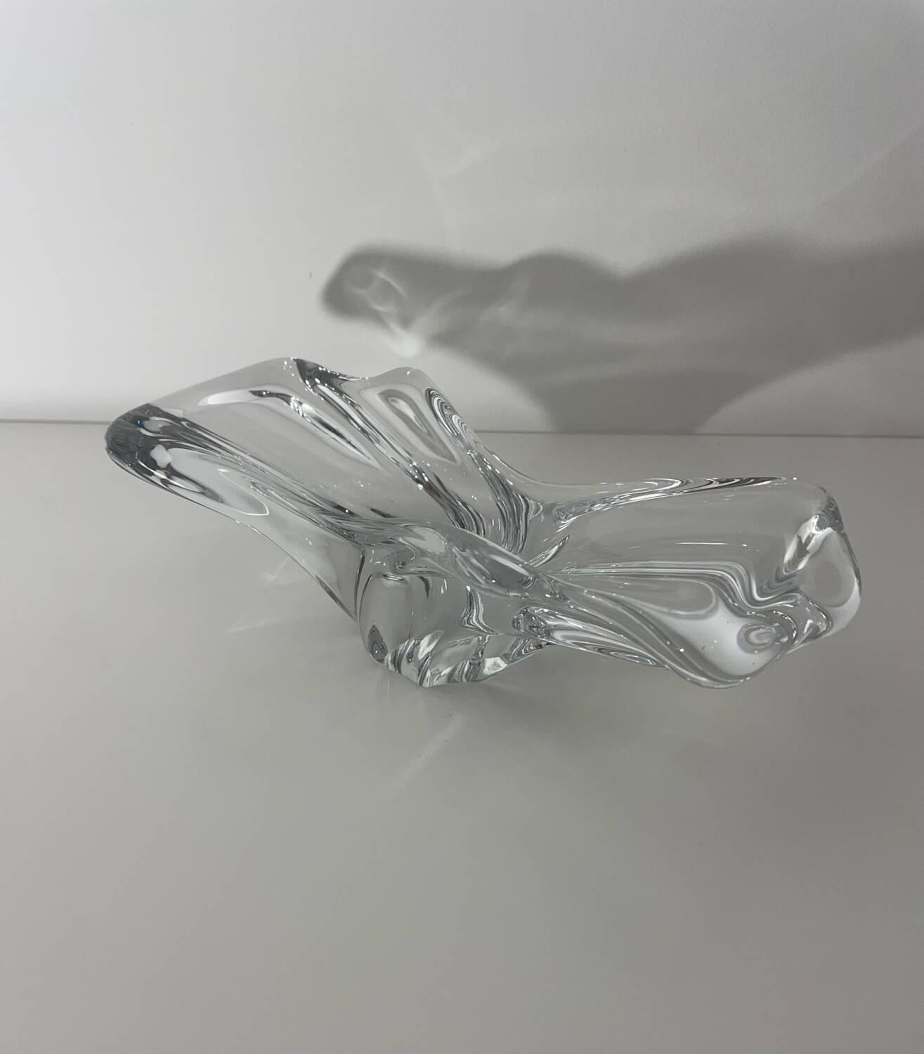 Vide poche cristal de Baccarat en parfait état / 22 cm