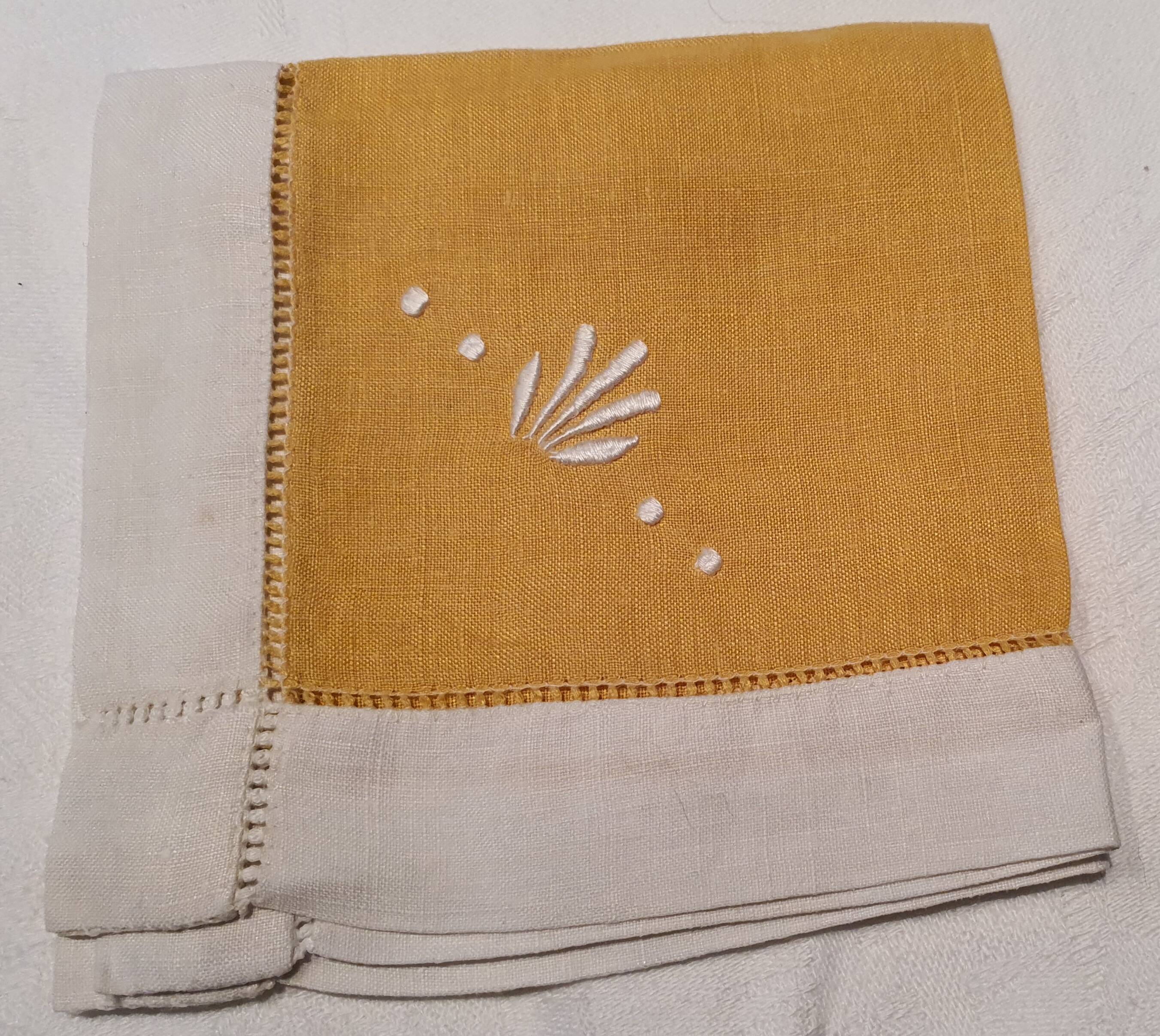 8 embroidered tea towels