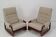 Pair of Mid-century Design Rocking Armchairs,1980's.