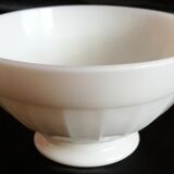 White opaline bowl, 70s
