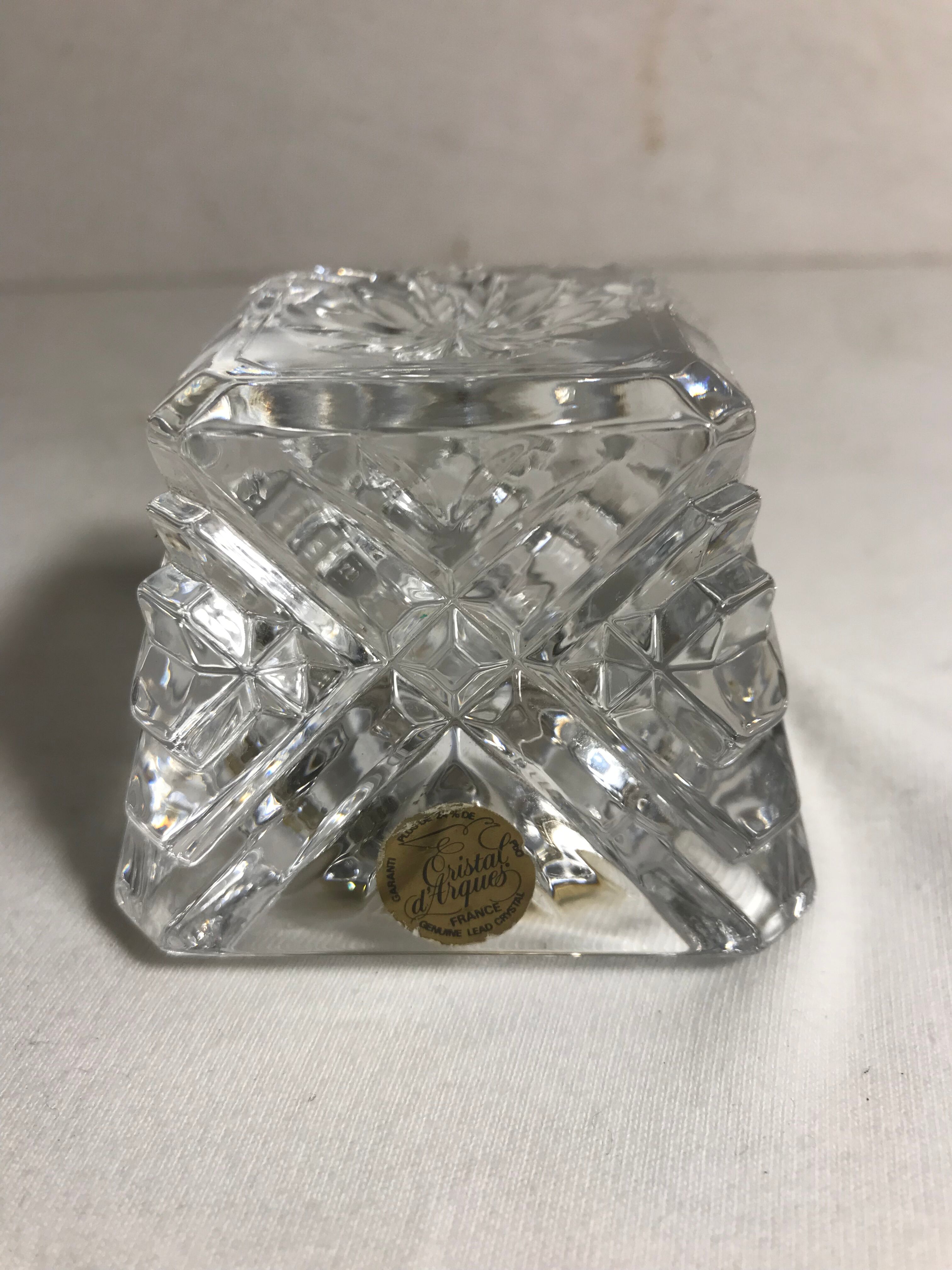 Old clock in Crystal made in France