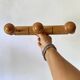 Porte manteau en bois tourné