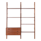 Teak modular shelving unit, Danish design, 1960s, made in Denmark