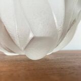 Vintage heavy floral glass bowl from Walther Glas, 1970s.