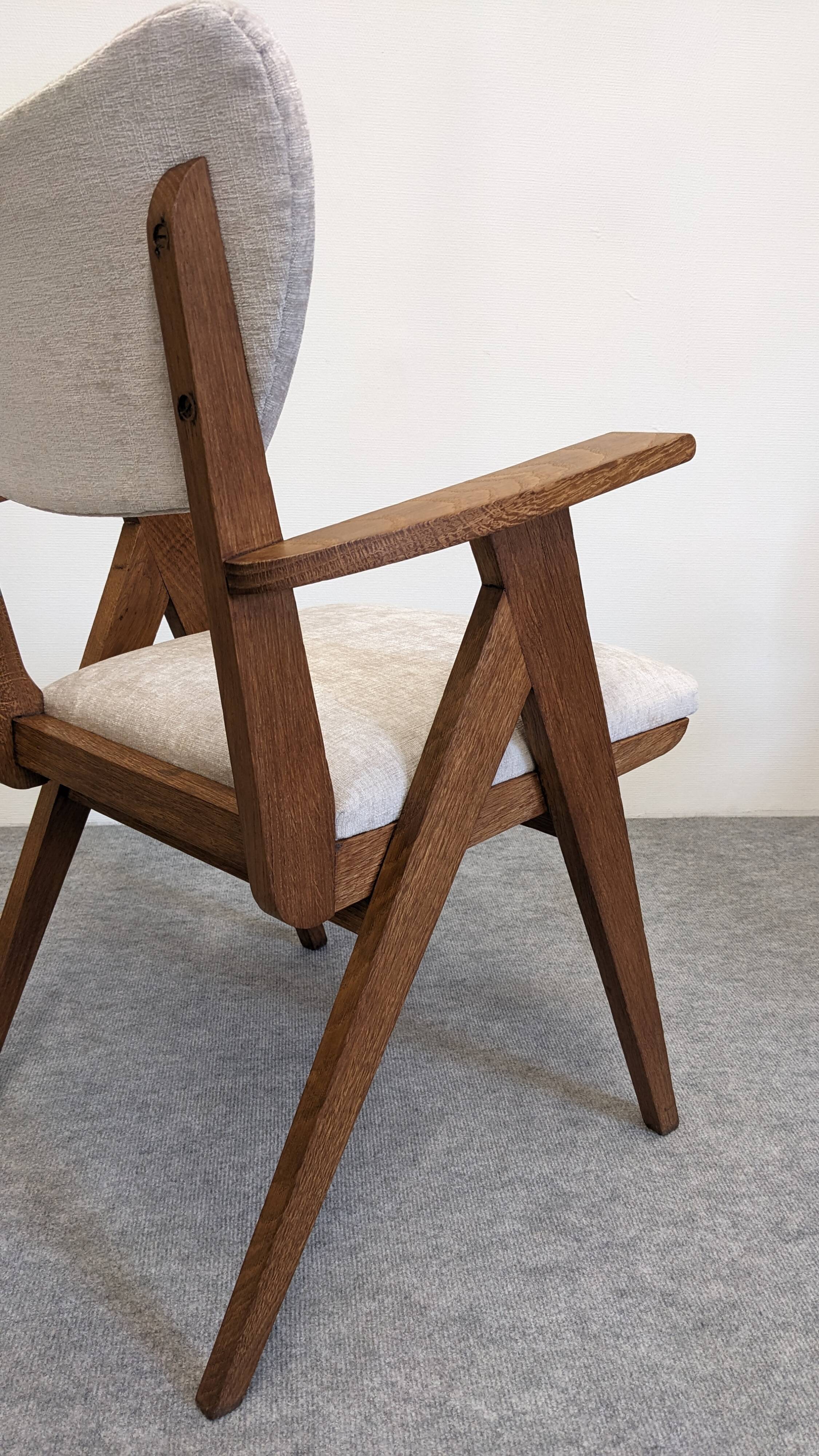 Pair of Scandinavian bridge armchairs in teak, Denmark circa 1950.