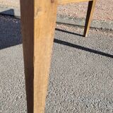 Old rustic farm table made in 1900s in oak - 1m22