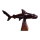 Wooden hammerhead shark 1970