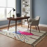 Handmade artisanal Berber rug 3x2 m