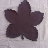 Dessous de plat feuille d'automne