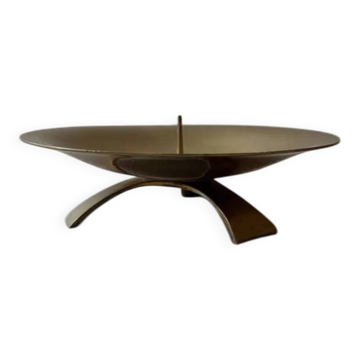 Brass tripod floor chandelier from the 1960s.