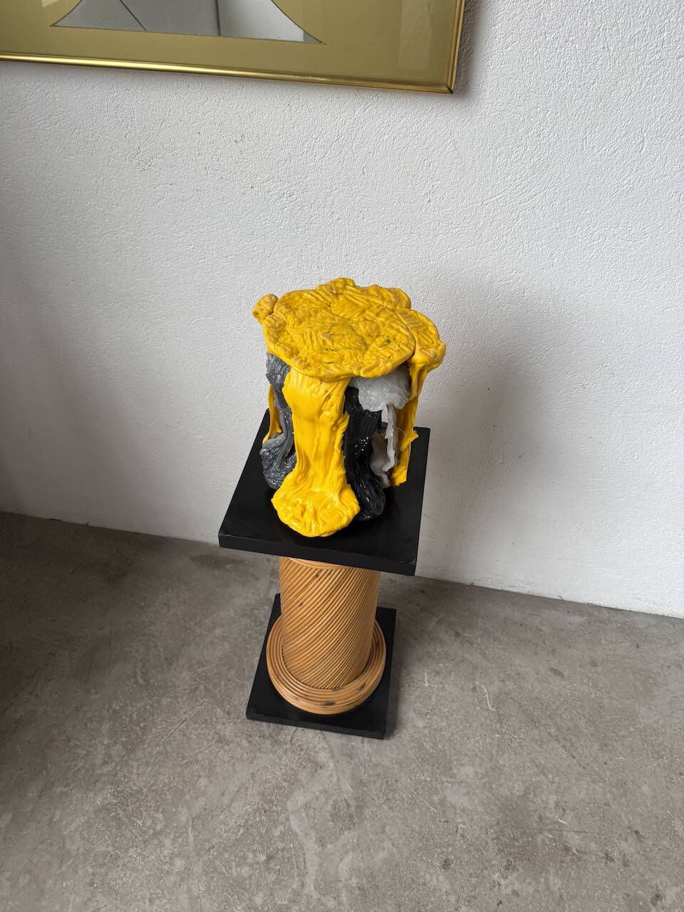 Resin fish sculpture