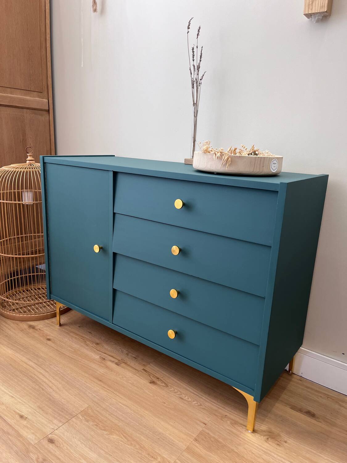 Green buffet from the 50s