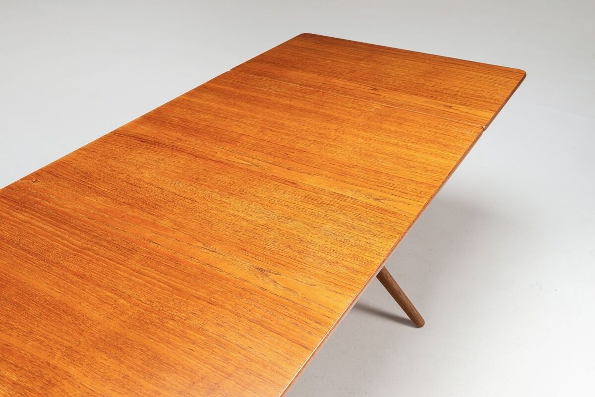 Hans Wegner model AT-309 dining table in teak Andreas Tuck Denmark 1952
