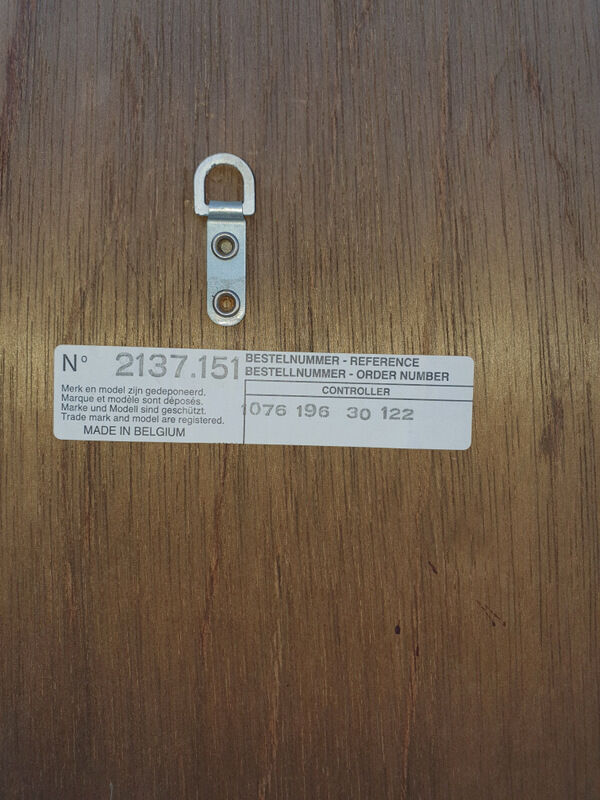 Vintage mirror deknudt with 70's parecloses