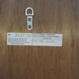 Vintage mirror deknudt with 70's parecloses