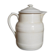 Covered pitcher in porcelain fire of Grigny XIXth stamped P.Precious