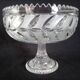 Centerpiece (or fruit bowl) on a cut crystal stand