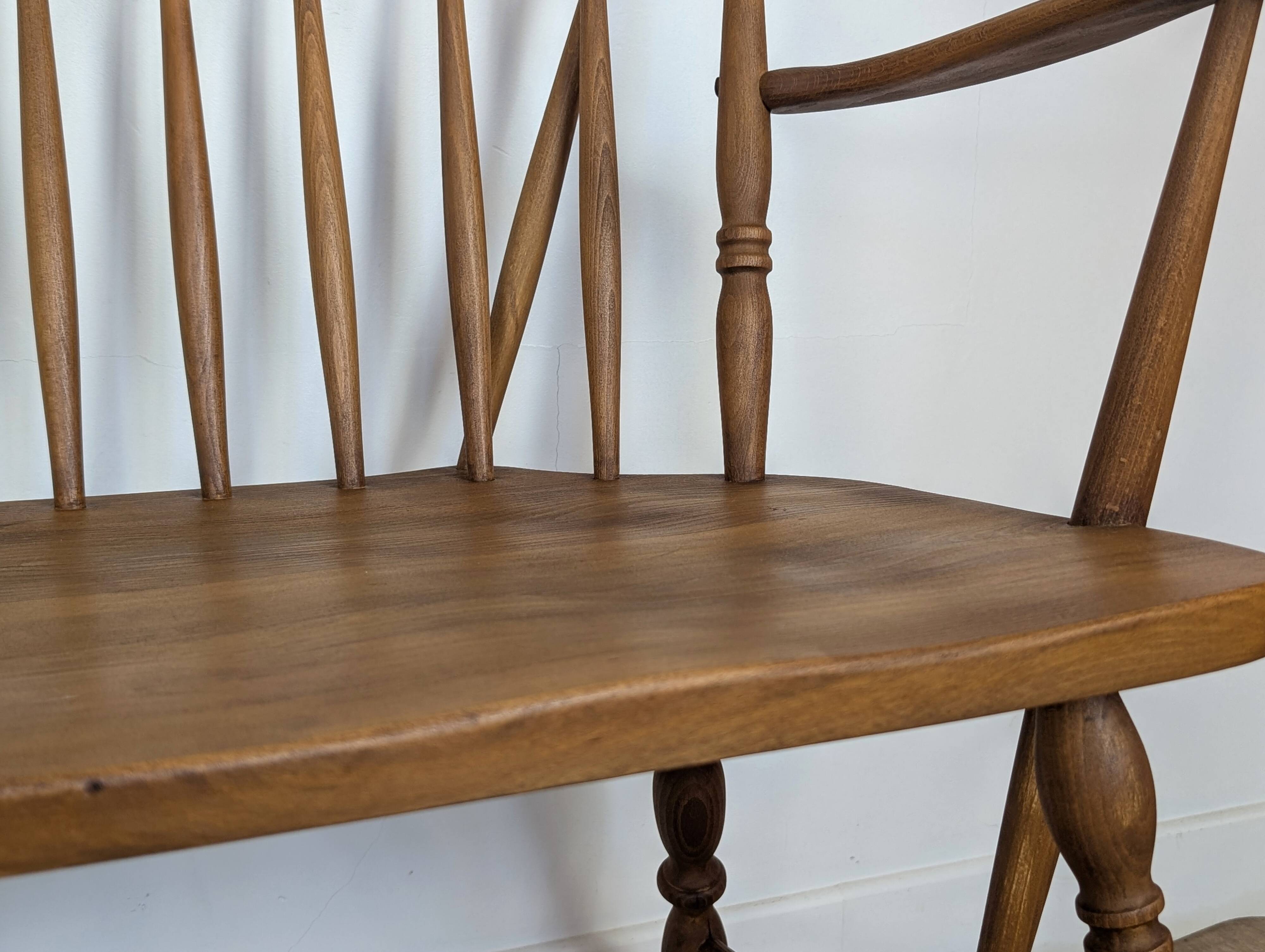 Bench, vintage bench in solid wood