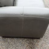 Leather club sofa