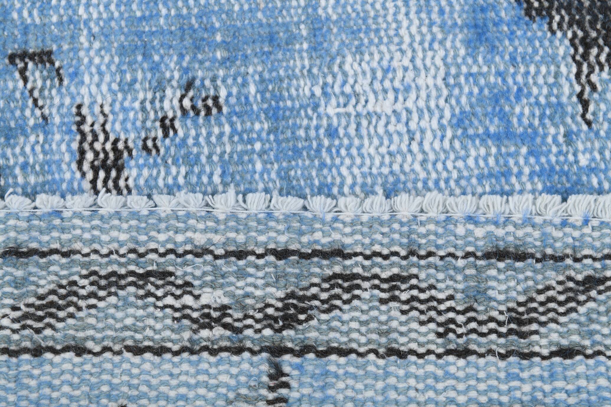 5x8 Shades Of Blue Soft Pastel Vintage Rug, 155x252Cm SK 4004