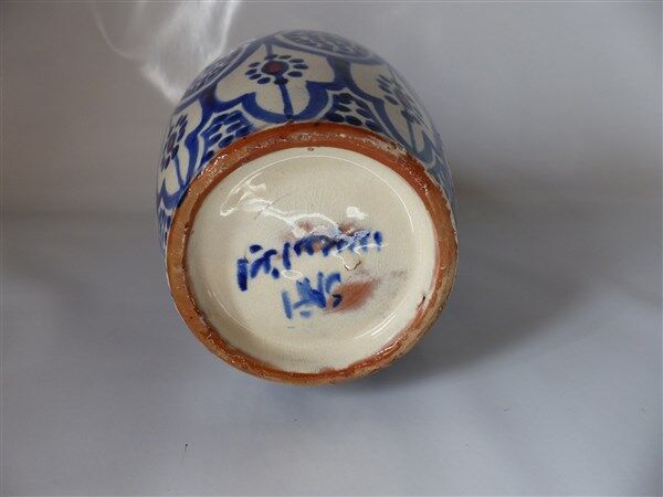 Safi polychrome ovoid vase