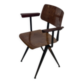 Vintage Galvanitas S16 chair with armrests, 1960 Netherlands Design