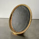 Antique Metal Gold colored Oval Picture Frame brass