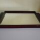 Serving tray with mirror