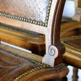 Series of three castle chairs