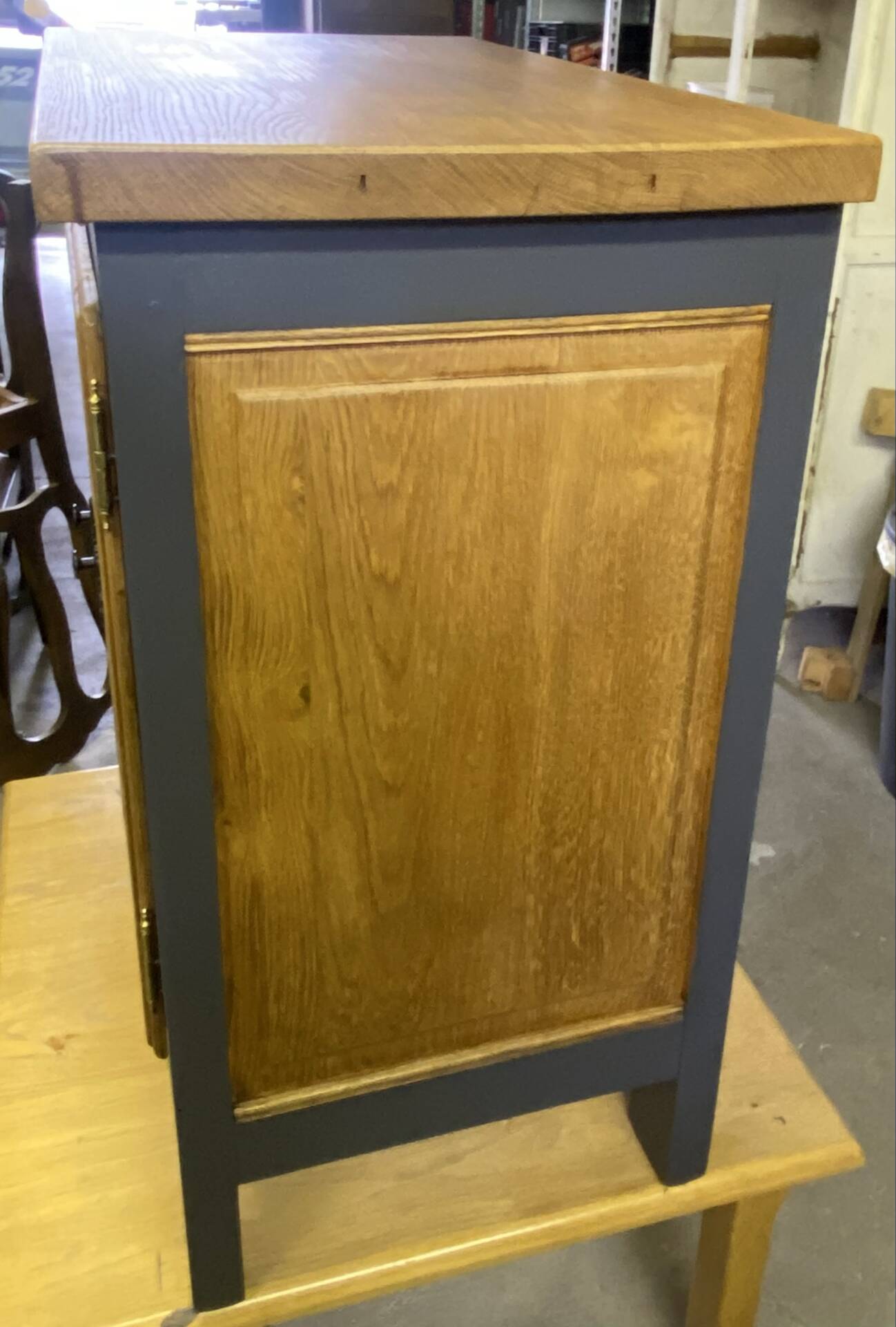 Low oak buffet refurbished – Chic Country / Modern Style