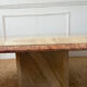 Vintage travertine coffee table