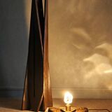 Sculptural Solid Wood Floor Lamp Post-Modern Light STRATA by Flowlight UK