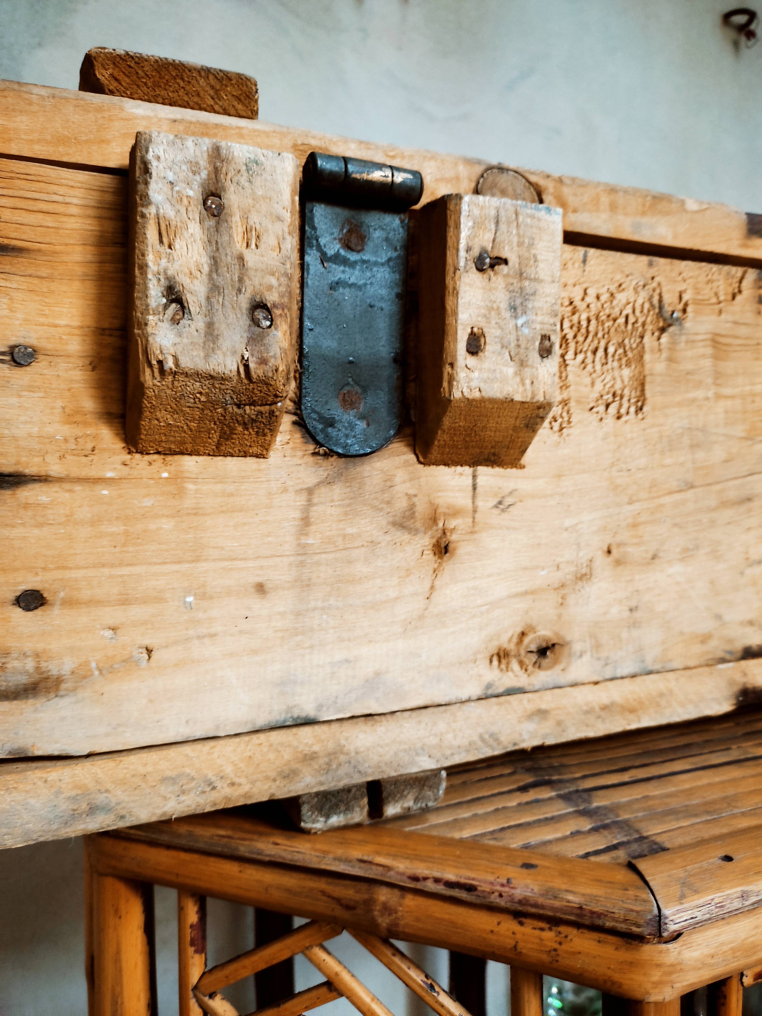 Solid oak ammunition box