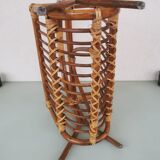 Porte revue rotin