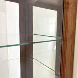 Solid walnut display case