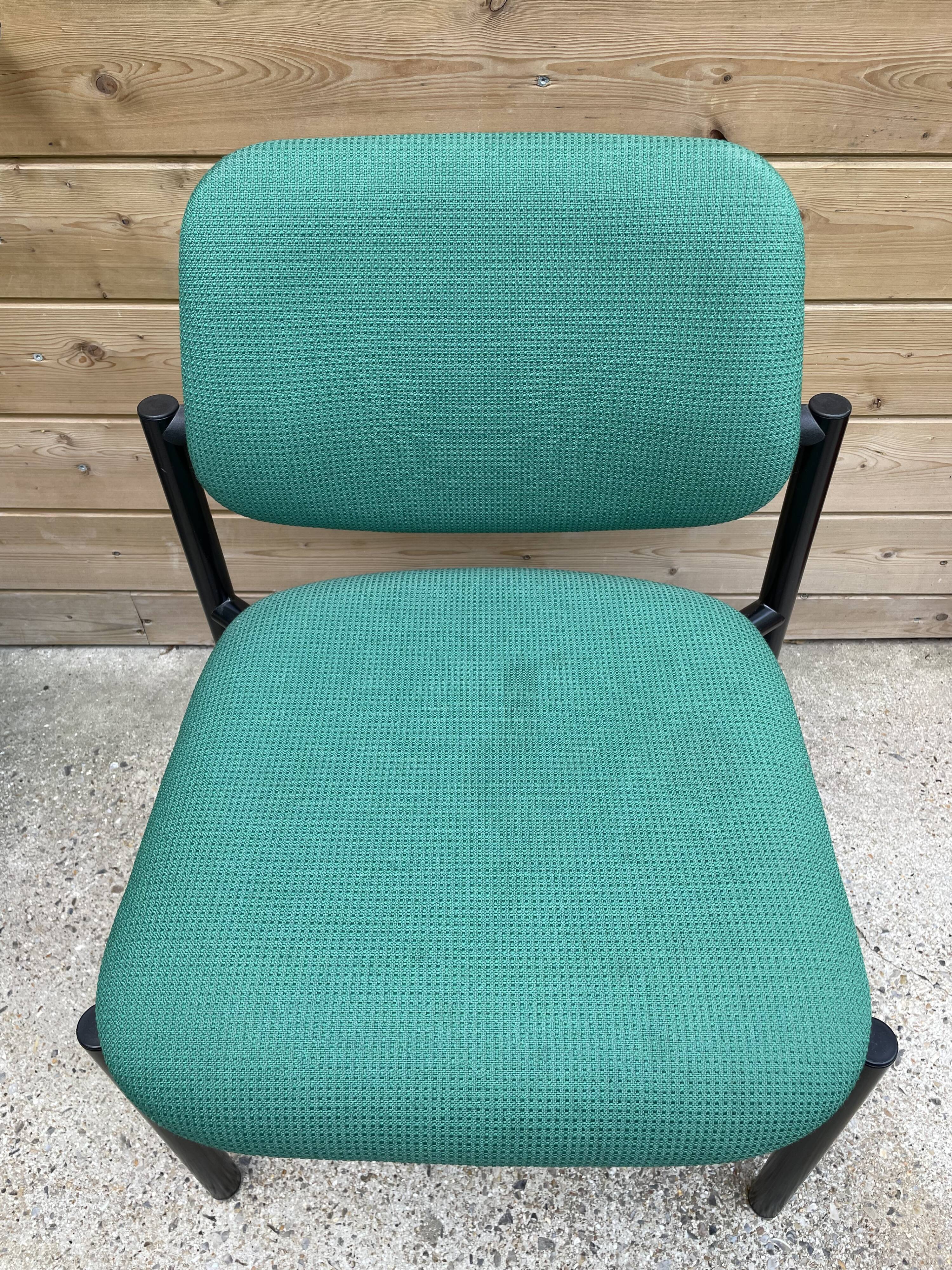 Pair of vintage Martin Stoll Champenay office chairs