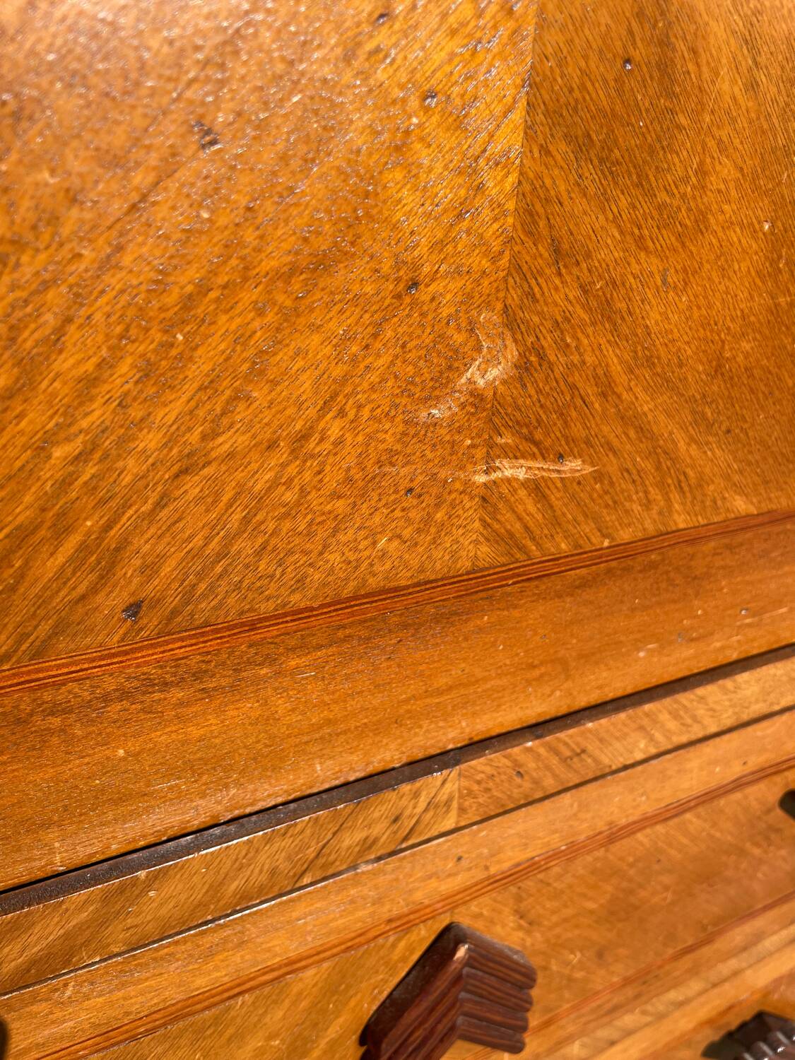 Vintage wooden secretary