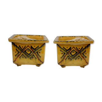 two little gardener center table aegitna valauris pot a flowers