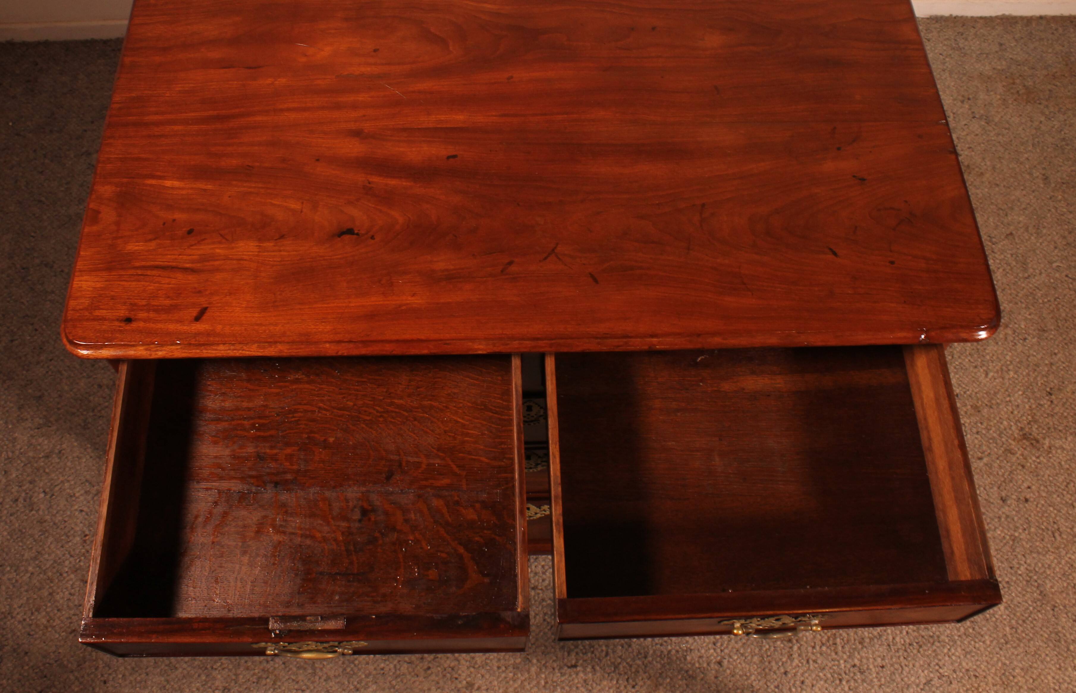 Commode en acajou d'époque George III, XVIIIème siècle