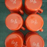 6 cups of enamelled sheet metal