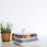 Ceramic butter dish, vintage