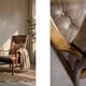 Vintage MidCentury Danish Beech&Leather High Armchair from Farstrup Møbler