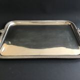 Silver metal tray