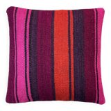 Housse de coussin en kilim turc vintage, 40 x 40 cm