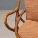 Pair of swivel armchairs in bamboo, 1960s